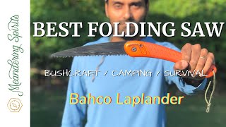 Camping Folding Saw Review Bahco Laplander  Bushcraft  Backcountry  Survival [upl. by Linneman]