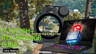 GE75 I7 10750H  RTX2070 8GB  16GB Ram PUBG 1080PLowUltraSettings PLAYRUNKNOWNS BATTLEGROUNDS [upl. by Enimsay790]