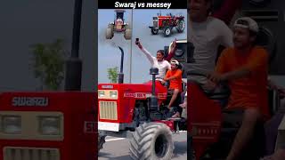 Swaraj vs Massey shorts swaraj masseyferguson tractor [upl. by Chara]