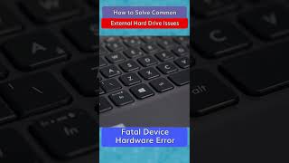 How to solve the fatal device hardware error wondershare harddrive recoverit hardware [upl. by Ylehsa]