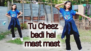 Tu Cheez Badi hai mast mast  Hindi dance video  viral song  Hindi mast mast song [upl. by Llireva]