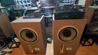 PRE VALVULAR BRUEL amp OWEN amp POWER PERREAUX 2150 AUDIOPHILER YEAR 1982 amp ALTEC LANSING 604E [upl. by Narrat]