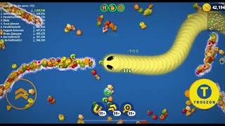 Wormszoneio🐍 Pro Worm Battle Gameplay 211 Best worms game 001 [upl. by Sale]