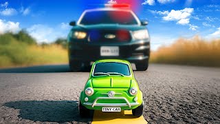 POLICE CHASE TINY CAR in BeamNG [upl. by Ifok]