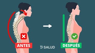 RUTINA de EJERCICIOS para CORREGIR la CIFOSIS en adultos mayores [upl. by Brendon]