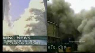 WTC7 controlled demolition sidebyside video [upl. by Draillih]