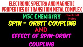 Magnetic exchange coupling and spin crossover in hindi  Inorganic chemistry MSc first sem hindi me [upl. by Austreng]