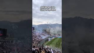 SALIDA DE COLO COLO VS Iquique colocoloeschile colocolooficial torneochileno shorts [upl. by Ivetts]