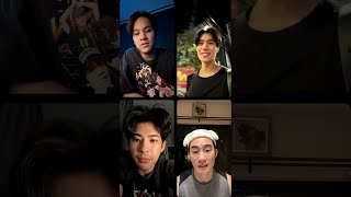 180424 Nanon IG Live w Phuwin Mark Force [upl. by Nauqram615]