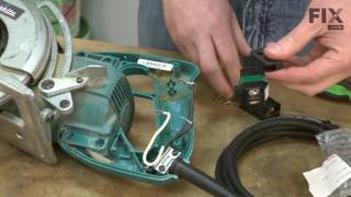 Makita Circular Saw Repair – How to replace the Switch [upl. by Naryt]