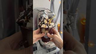 Crackle Coffee🍦☕️🤍crackle coffee icedlatte asmr satysfying trend yummy chocolate recipe [upl. by Auburta779]