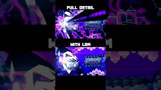 WANNACRY Full Detail vs With LDM Low Detail Mode  Geometry Dash 22 shorts [upl. by Posner]