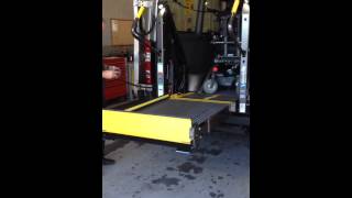 Braun Wheelchair lift installed in a Sprinter Van [upl. by Yatnahs891]