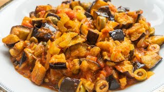 Caponata di melanzane la ricetta siciliana tradizionale  amerai questa ricetta con le melanzane [upl. by Ferdinande]