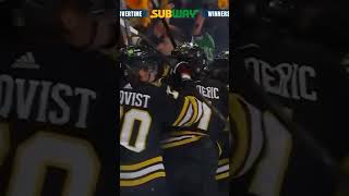 David Pastrnak OT Goal Game 7 [upl. by Analli]