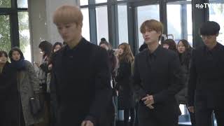 NCT and BTS at jonghyun Funeral [upl. by Hudnut]