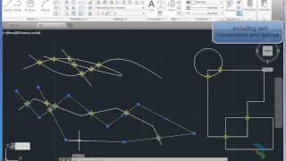 AutoCAD Label intersection coordinates [upl. by Yesdnyl]