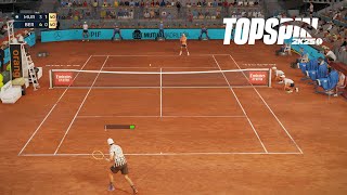 Top Spin 2K25  Andy Murray Vs Matteo Berrettini I Madrid Masters I Legend Difficulty PS5 [upl. by Astor]