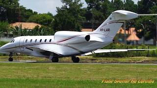 Cessna Citation 750 X PPLAR Aeroporto Bacacheri sbbi [upl. by Donaugh]