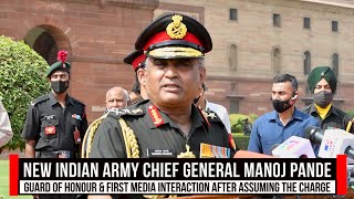 General Manoj Pande Assumes Charge of Chief of Army Staff CoAS  Indian Army  Media Interaction [upl. by Gut]