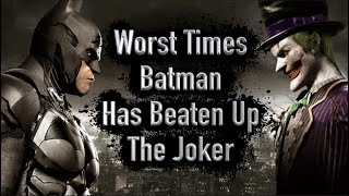 Batmans Most Violent Takedowns Of The Joker [upl. by Marigolda]