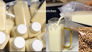 The secret in making LONG LASTING SOY MILK for commercial amp personal usage soya milk recipe [upl. by O'Donoghue]