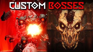 These CUSTOM BOSSES in DOOM Eternal are WILD [upl. by Godart694]