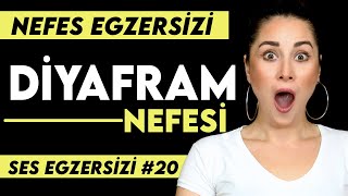 SES EGZERSİZİ 20  DİYAFRAM NEFESİ EGZERSİZİ [upl. by Haroppiz141]