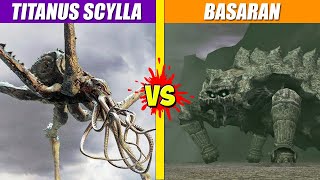 Titanus Scylla vs Basaran  SPORE [upl. by Markson]