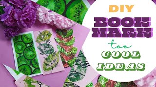 3 Easy Bookmark Ideas  Handmade Leaf Bookmark  How to Make Bookmark homediyartofcraft [upl. by Ahsan66]