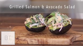 Grilled Salmon amp Avocado Salad  Byron Talbott [upl. by Katuscha919]