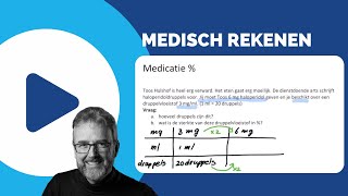 Medisch rekenen  medicatie   HBOV [upl. by Sweatt543]