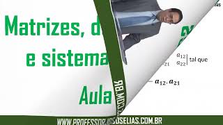 Aula 17  Matrizes Determinantes e Sistemas lineares  Determinantes [upl. by Atteloj]