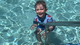 Swimming in Myrtle Beach Condo Pool with Family [upl. by Kirt]