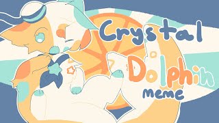 🐬 Crystal Dolphin  Original Animation Meme  Toonsquid [upl. by Enilraep]