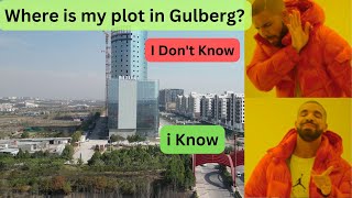 Gulberg Islamabad Non developed plots location Drone view Welldone Builders Gulberg Green Islamabad [upl. by Linskey]