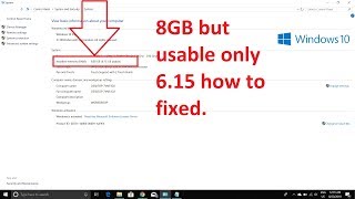 How To Fix The 8GB 6GB Usable Problem [upl. by Rraval93]