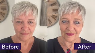 A Makeup Look For Women Over 60  Makeup Look for Mature Skin [upl. by Neal466]