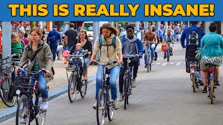 Netherlands Peoples Insane Bicycle Tradition 🇳🇱  Explore Europe [upl. by Toth974]