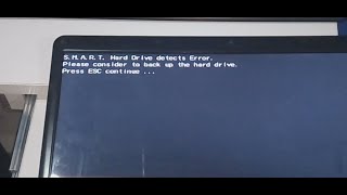 SMART Hard Drive detects error [upl. by Annaihs498]