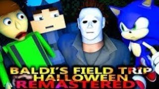 MICHAEL MYERS VS STEVE SONIC amp BALDI HALLOWEEN CHALLENGE FT MARIO [upl. by Caspar]