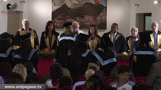 Seduta laurea Pegaso Lamezia  Unipegasotv [upl. by Nesaj]