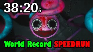 World Record SPEEDRUN  Full Game in Poppy Playtime Chapter 2 No Death [upl. by Yenetruoc]