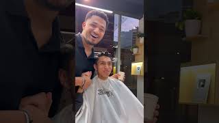 Nunca se a cortado el cabello😱 SUSCRÍBETE PARA TUTORIAL 👀 cambiodelook haircut [upl. by Llevra21]