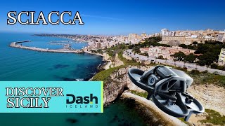 Discover Sicily 2023 Sciacca Stunning Coastline Marina and Beaches Drone 4K [upl. by Pinkham]