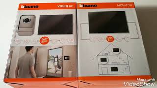 Kit videocitofono bticino  Unboxing [upl. by Simonne]