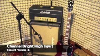 Online Guitar Lessons  Marshall 2061x Head 20 Watt Hand Wired Sound Test [upl. by Willtrude212]