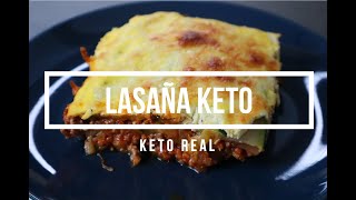 Lasaña de Calabacín  Keto eventos  Dieta Cetogénica [upl. by Teena]