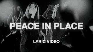 Peace in Place  Official Lyric Video  Rock City Worship [upl. by Grega]