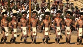 Traditional dance presented by the Khiamniungan Naga tribe [upl. by Jeffers]